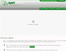 Tablet Screenshot of agileitsolutions.com